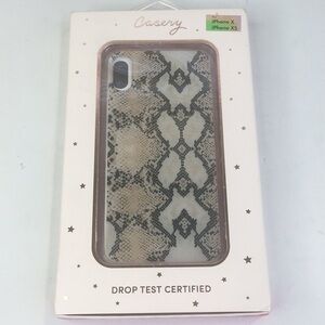 New Casery Snake print iPhone X XS Phone Case